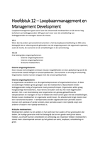 Leerboek HRM Kluijtmans Hoofdstuk 12 - Loopbaanmanagement en Management Development 