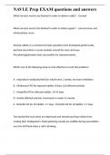 NAVLE Prep EXAM questions and answers 