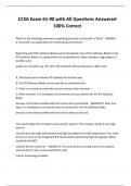 CCSA Exam 61-90 with All Questions Answered 100&percnt; Correct