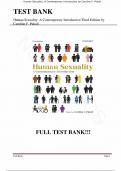 Test bank - for Human Sexuality&colon; A Contemporary Introduction by Caroline F&period; Pukall&comma; All Chapters 1-19 &vert; Complete Guide A&plus;