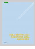 ESPA REVIEW 2021 QUESTIONS WELL ANSWERED