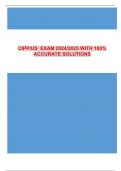 CIPP&sol;US  EXAM 2024&sol;2025 WITH 100&percnt; ACCURATE SOLUTIONS