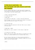 75 Free NCLEX Questions - c&sol;o BrilliantNurse&period;com
