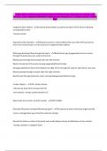 NURS 3444&colon; Cardiovascular Dysfunction in Children Exam Questions & Answers &lpar;100 &percnt;Score&rpar; Latest Updated 2024&sol;2025 Comprehensive Questions A&plus; Graded Answers &vert; 100&percnt; Pass