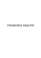 Samenvatting Financiële analyse Bach II