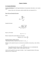 Statistics (Ch. 4 Quantitative Chemistry- Harris 9th Ed)