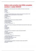 Ardms echo practice test With complete solution &vert; Latest 2024&sol;25