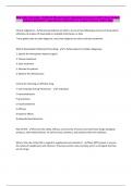 Maryville University&colon; NURS615 Pharm Exam 1 Questions & Answers &lpar;100 &percnt;Score&rpar; Latest Updated 2024&sol;2025 Comprehensive Questions A&plus; Graded Answers &vert; 100&percnt; Pass