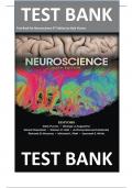 Test Bank for Neuroscience 6th Edition by Dale Purves &comma; ISBN&colon; 9781605353807&vert;COMPLETE TEST BANK&vert; Guide A&plus;