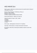 ASQ CMQ -OE Quiz&period;