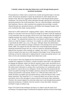 Critically evaluate the claim that infants learn words through domain-general attentional mechanisms&period;