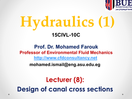 lec 7 for Hydraulics 1