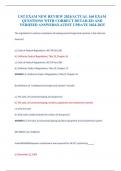 UST EXAM NEW REVIEW 2024&sol;ACTUAL 160 EXAM QUESTIONS WITH CORRECT DETAILED AND VERIFIED ANSWERS&sol;LATEST UPDATE 2024-2025