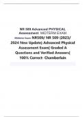 NR 509 Advanced PHYSICAL  Assessment  MIDTERM EXAM          
