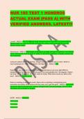 NUR 185 TEST 1 HONDROS  ACTUAL EXAM &lbrace;PASS A&rcub; WITH  VERIFIED ANSWERS&period; LATEST&excl;&excl;&excl;