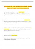 NURS 6665 Final Exam Questions with Verified Answers &lpar;Complete Verified Solution Score A&rpar; Latests