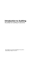 Introduction to Auditing - De praktijk van auditing en assurance
