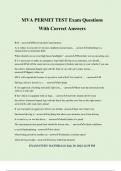 MVA PERMIT TEST Exam Questions With Correct Answers