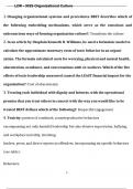 LDR - 302S ORGANIZATIONAL CULTURE &lpar;SNCOA TEST 2&rpar; QUESTIONS WITH COMPLETE ANSWERS&excl;&excl;