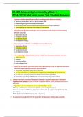 NR 508 Advanced pharmacology Quiz 4  Midterm Exam Q&dollar;A Verified Answers &lpar;2024&sol;2025&rpar;