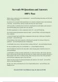 Servsafe 90 Questions and Answers 100&percnt; Pass