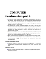 Computer lecture