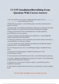 U1 UST Installation&sol;Retrofitting Exam Questions With Correct Answer