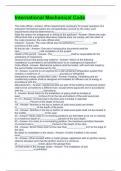 International Mechanical Code Questions and Answers