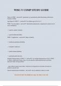 WISC-V COMP STUDY GUIDE