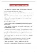 HAMLET CURRENT BUNDLED EXAMS WITH QUESTIONS AND VERIFIED ANSWERS