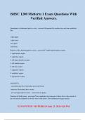 BHSC 1200 Midterm 1 Exam Questions With Verified Answers&period;