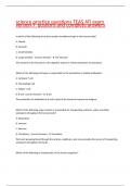  science practice questions TEAS ATI exam version 7  qustions and complete answers