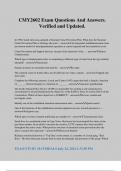 CMY2602 Exam Questions And Answers&period; Verified and Updated&period;