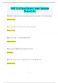 FSE 120 Final Exam Latest Update  Graded A&plus;