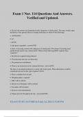Exam 1 Nur&period; 114 Questions And Answers&period; Verified and Updated&period;