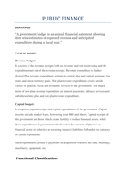 Meaning,types and classification of budget