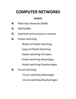 Computer Networks-WAN
