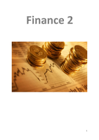 Summary Finance 2 inc. Lecture sheets excluding chapter 30