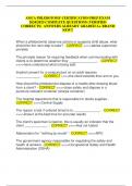 AMCA PHLEBOTOMY CERTIFICATION PREP EXAM  Questions and Answers &lpar;2024&sol;2025&rpar; &lpar;Verified Answers&rpar;