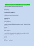 Final Psychopharm Questions With 100&percnt; Correct Answers 2024 A&plus;