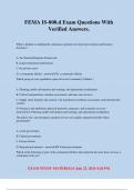 FEMA IS-800&period;d Exam Questions With Verified Answers&period;