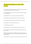 TED 300 Exam Questions & Answers 100&percnt; Correct&excl;&excl;