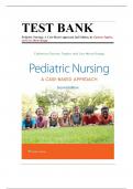 Test Bank - Pediatric Nursing&colon; A Case-Based Approach&comma;2nd Edition &lpar;Tagher&comma; 2024&rpar;&comma; Chapter 1-34 &vert; All Chapters QUESTIONS AND ANSWERS
