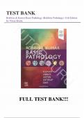 Robbins & Kumar Basic Pathology &ndash; 11th Edition &lpar;Vinay Kumar&rpar; &vert; Complete Test Bank All Chapters