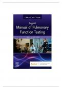 TEST BANK FOR RUPPEL&rsquo;S MANUAL OF PULMONARY FUNCTION TESTING 12th EDITION BY MOTTRAM&period;COMPLETE 2024&sol;2025 UPDATE