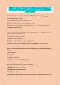NSG 231 Exam &num;1 Combo with Microbiology Chapter 15 and 8 others -Questions with Correct Answers&sol; Verified&sol; Latest Update 