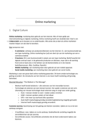 Samenvatting Online Marketing 18/20