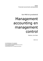Samenvatting management accounting en management control