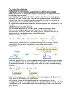 Organische chemie - samenvatting periode 4