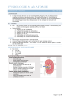 Fysiologie & Anatomie Hoofdstuk 5: Nieren